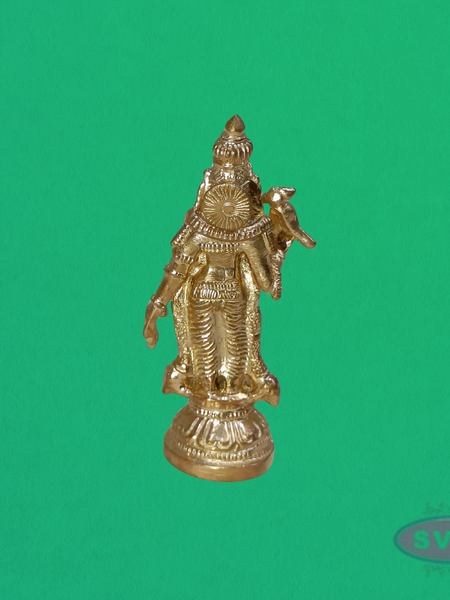 Handcrafted Panchalogha Andal Idol – Divine Vaishnava Goddess