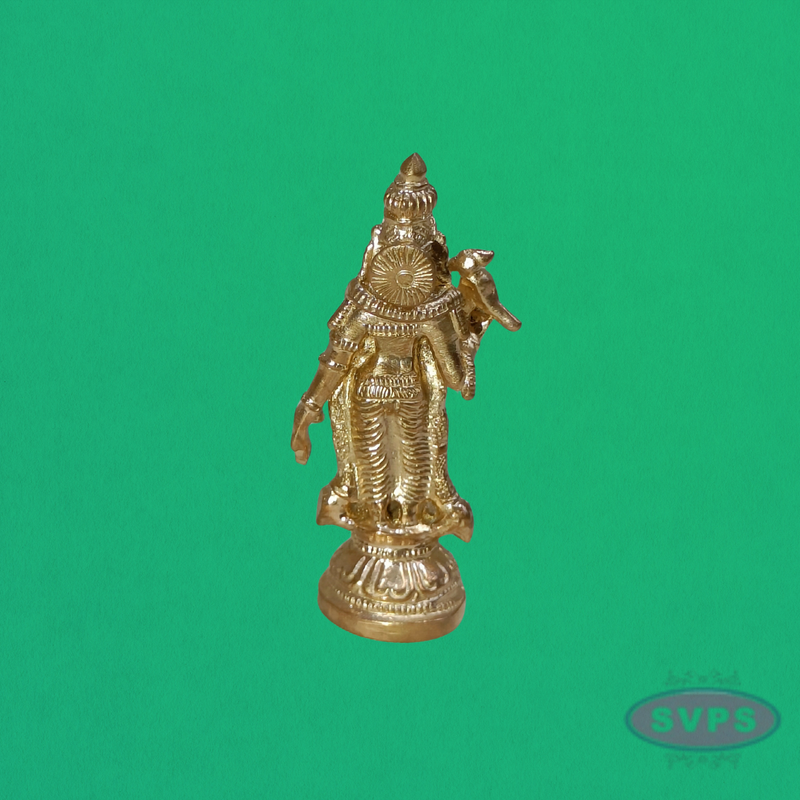 Handcrafted Panchalogha Andal Idol – Divine Vaishnava Goddess