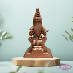 Traditional Brass Annapurna Devi Murti with Spoon & Bowl – Food Blessing Goddess Idol