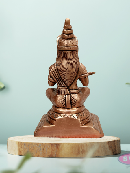 Traditional Brass Annapurna Devi Murti with Spoon & Bowl – Food Blessing Goddess Idol