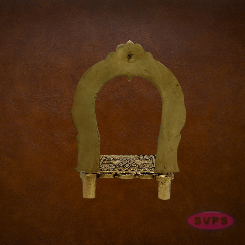 Brass Prabhavali Frame with Stand | Thiruvachi Arch & Peedam Chowki for God Idols