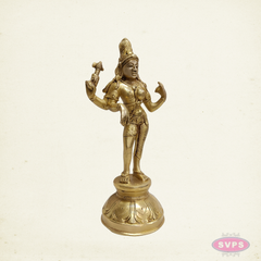 Brass Arthanareeswarar Idol – Traditional Shiva Shakti Murti for Home Temple