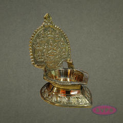 Auspicious Brass Ashtalakshmi Deepam for Wealth, Prosperity & Abundance