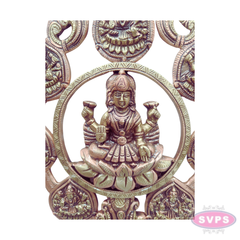 Ashtalakshmi Wall Hanging – 8 Forms of Goddess Lakshmi with Central Mahalakshmi Idol