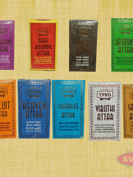 TPRG Alcohol-Free Attar Roll-On Perfume Collection