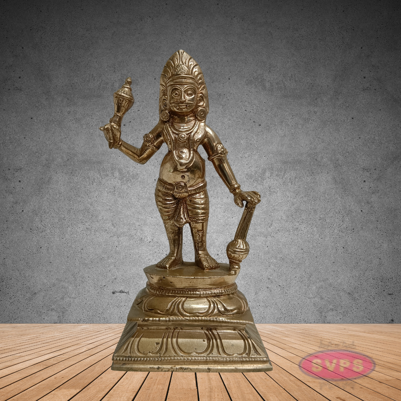 Karuppasamy Statue in Panchaloha – Sacred Village Guardian Deity Idol for Home & Temple