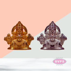 Metal Tirupathi Balaji Gold And Silver Plated
