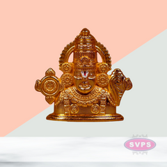 Metal Tirupathi Balaji Gold And Silver Plated