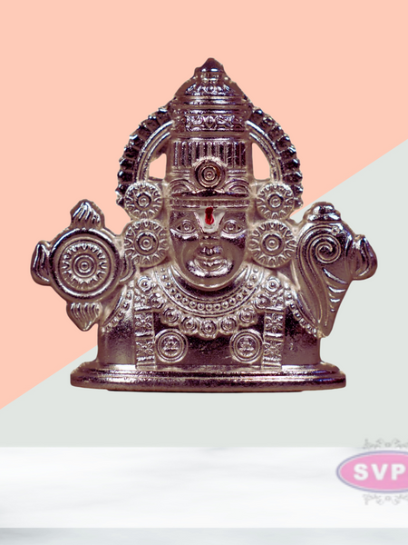 Metal Tirupathi Balaji Gold And Silver Plated