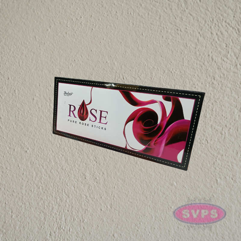 Balaji Rose Incense Sticks – Pure Rose Agarbathi