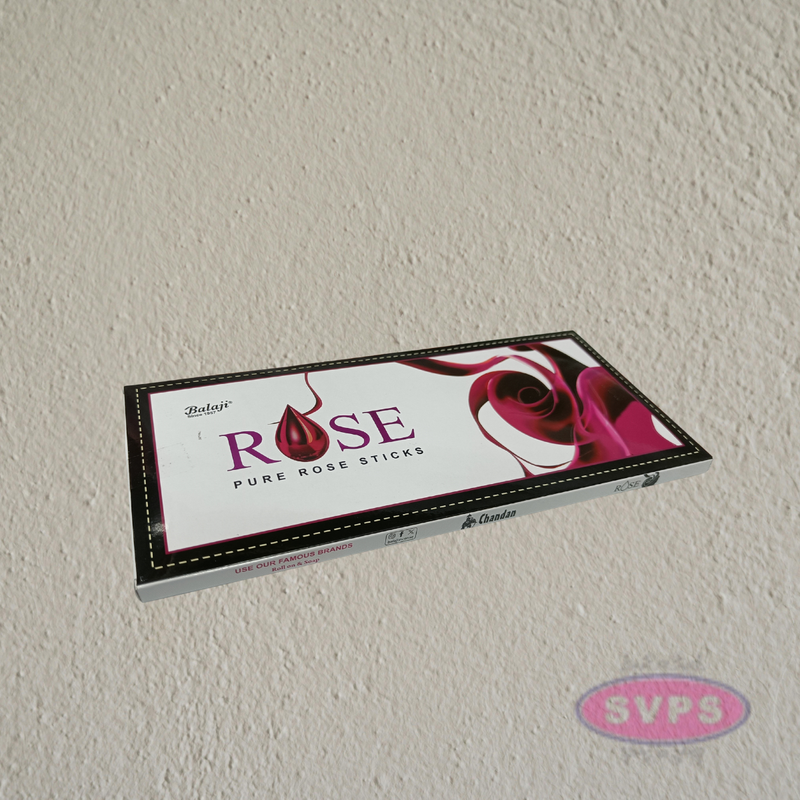Balaji Rose Incense Sticks – Pure Rose Agarbathi