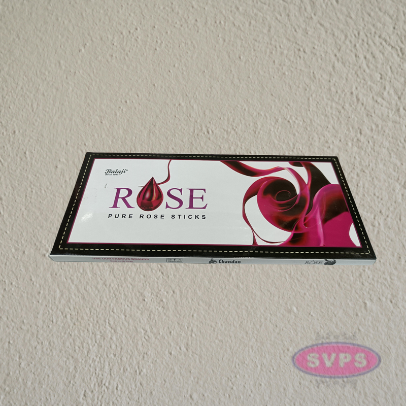 Balaji Rose Incense Sticks – Pure Rose Agarbathi