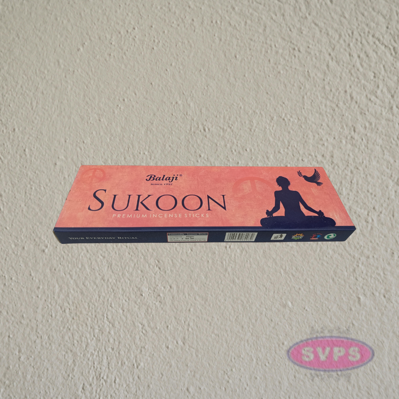 Balaji Sukoon Premium Incense Sticks