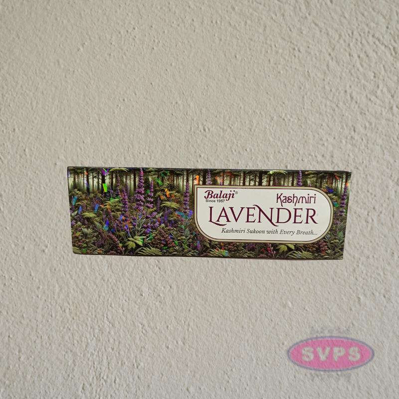 Balaji Kashmiri Lavender Agarbatti for Pooja, Relaxation & Meditation