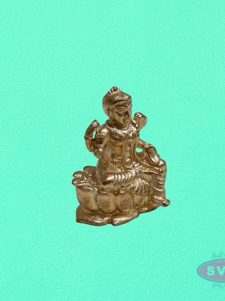 Handcrafted Panchalogha Balambigai Idol – Seated Goddess on Lotus