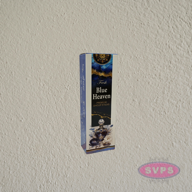 Blue Heaven Premium Dhoop Sticks – Fresh Fragrance for Pooja & Meditation