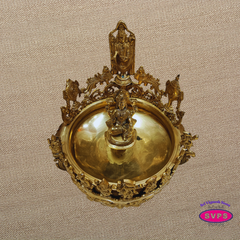 Brass Perumal Lakshmi Dasavatharam Decorative Urli