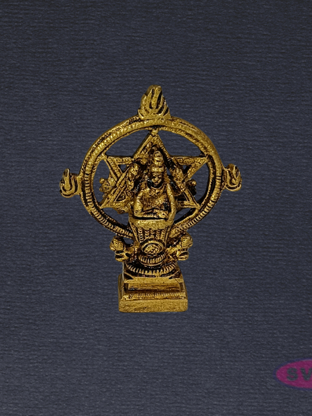 Handcrafted Brass Sudarshana Chakrathazhwar Idol