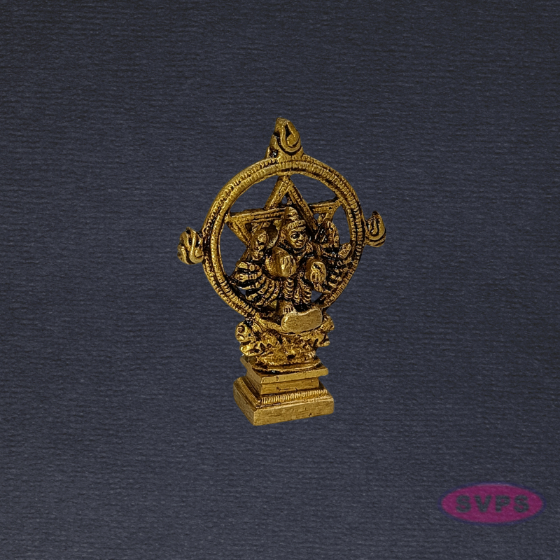 Handcrafted Brass Sudarshana Chakrathazhwar Idol