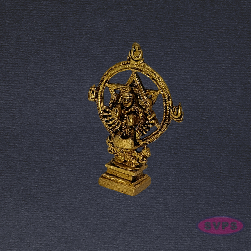 Handcrafted Brass Sudarshana Chakrathazhwar Idol