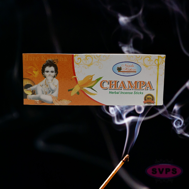 Handrolled Champa Agarbatti – Herbal Incense Sticks for Meditation, Puja & Relaxation