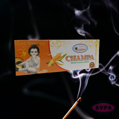 Handrolled Champa Agarbatti – Herbal Incense Sticks for Meditation, Puja & Relaxation