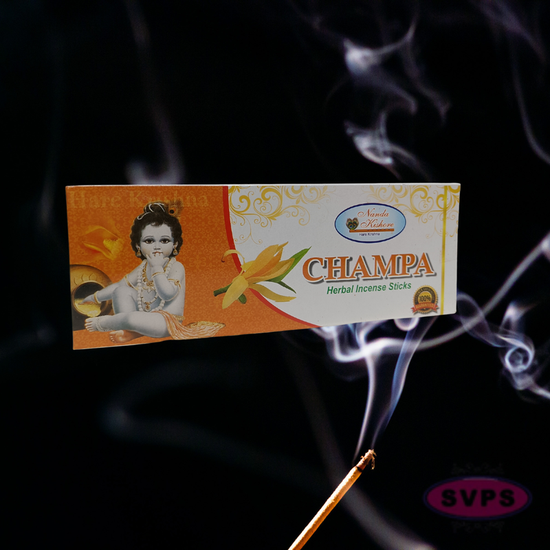 Handrolled Champa Agarbatti – Herbal Incense Sticks for Meditation, Puja & Relaxation