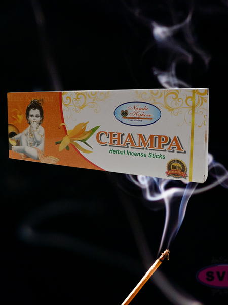 Handrolled Champa Agarbatti – Herbal Incense Sticks for Meditation, Puja & Relaxation