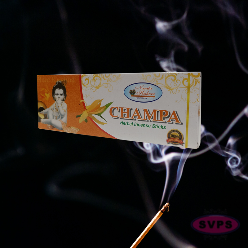 Handrolled Champa Agarbatti – Herbal Incense Sticks for Meditation, Puja & Relaxation