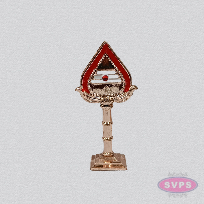 Murugan Vel with Tirunamam – Copper Finish