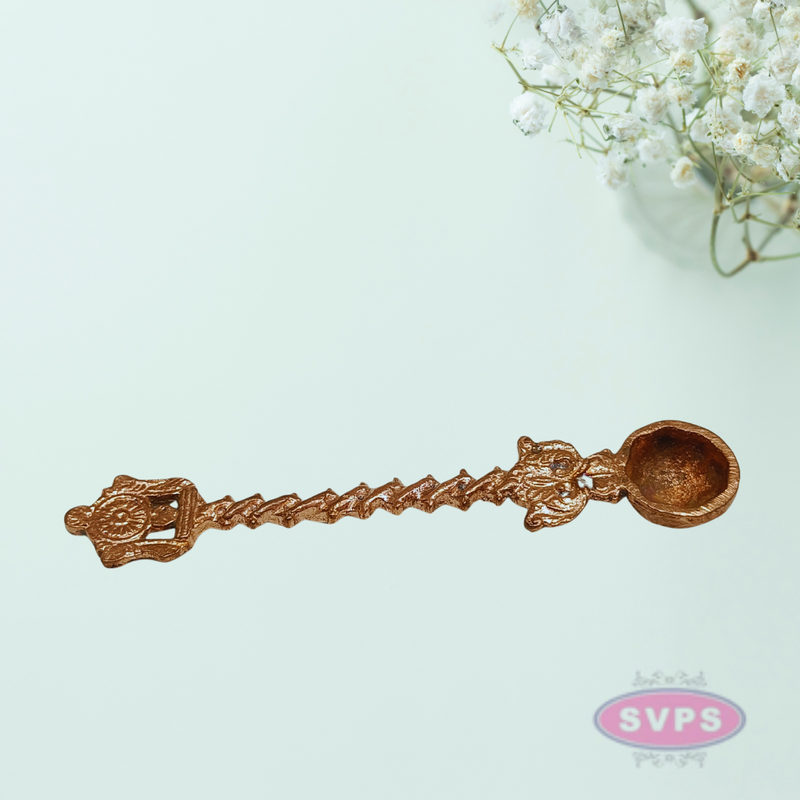Copper Shangu Chakra Udharini Spoon