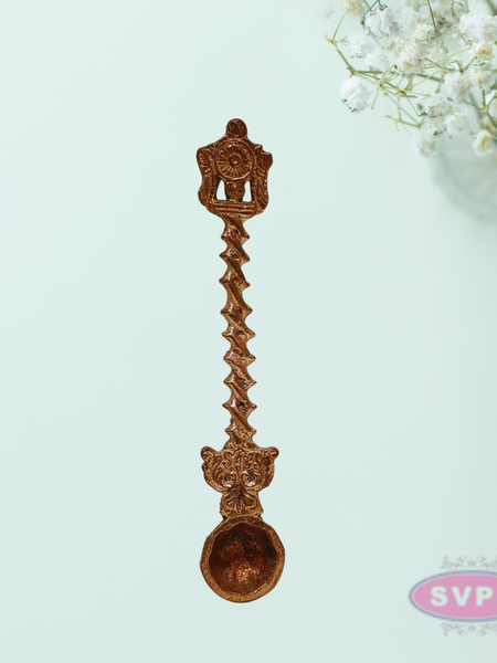 Copper Shangu Chakra Udharini Spoon