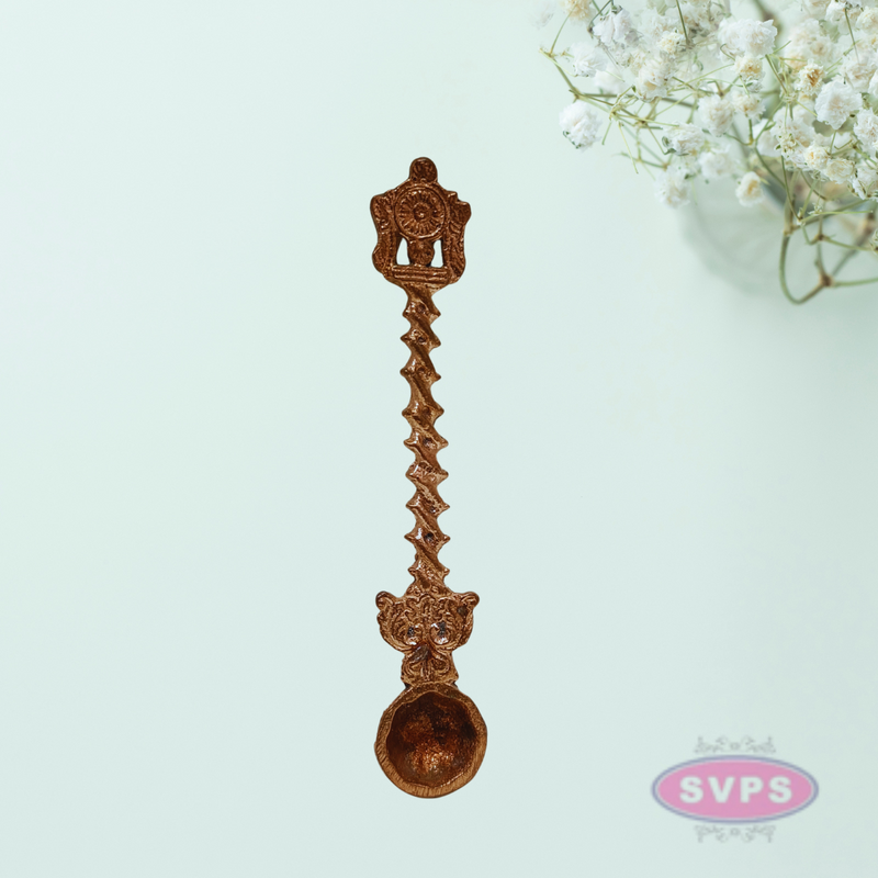 Copper Shangu Chakra Udharini Spoon