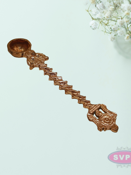 Copper Shangu Chakra Udharini Spoon