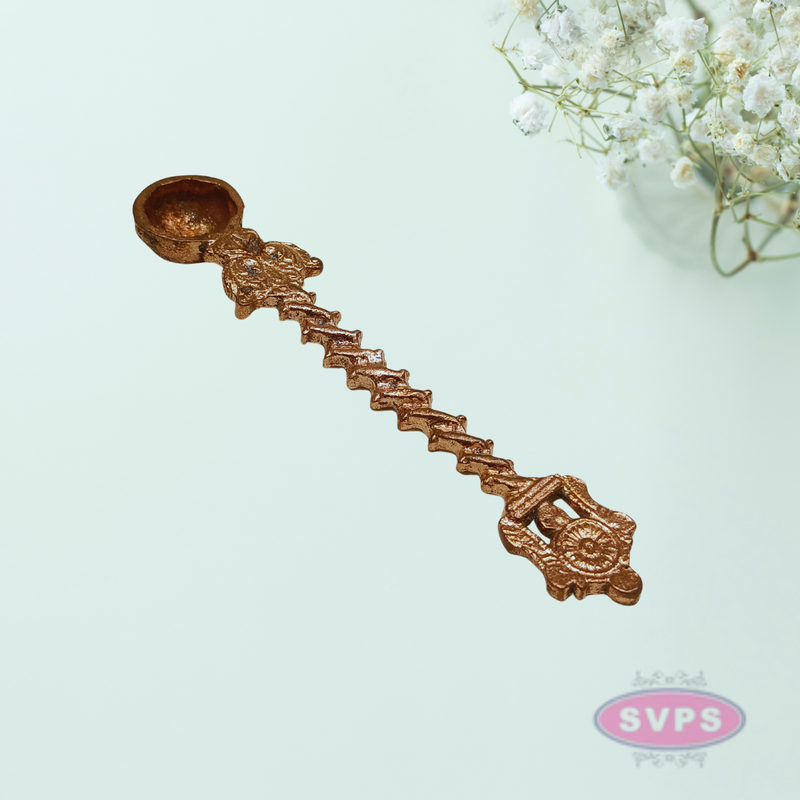 Copper Shangu Chakra Udharini Spoon
