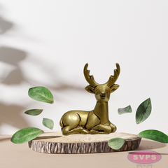 2.5 Inch Small Brass Deer Figurine – Elegant Home Decor