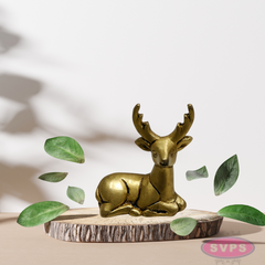 2.5 Inch Small Brass Deer Figurine – Elegant Home Decor