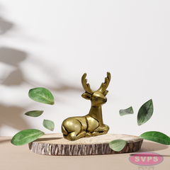 2.5 Inch Small Brass Deer Figurine – Elegant Home Decor