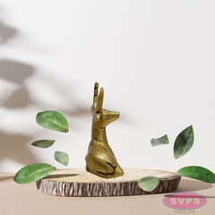 2.5 Inch Small Brass Deer Figurine – Elegant Home Decor