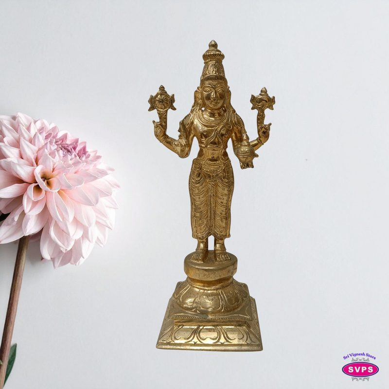 Panchalogham Lord Dhanvantari Idol – Divine Ayurvedic God Statue