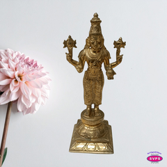 Panchalogham Lord Dhanvantari Idol – Divine Ayurvedic God Statue