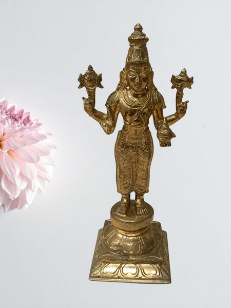 Panchalogham Lord Dhanvantari Idol – Divine Ayurvedic God Statue