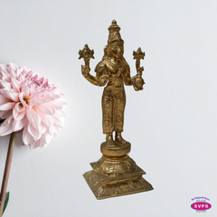 Panchalogham Lord Dhanvantari Idol – Divine Ayurvedic God Statue