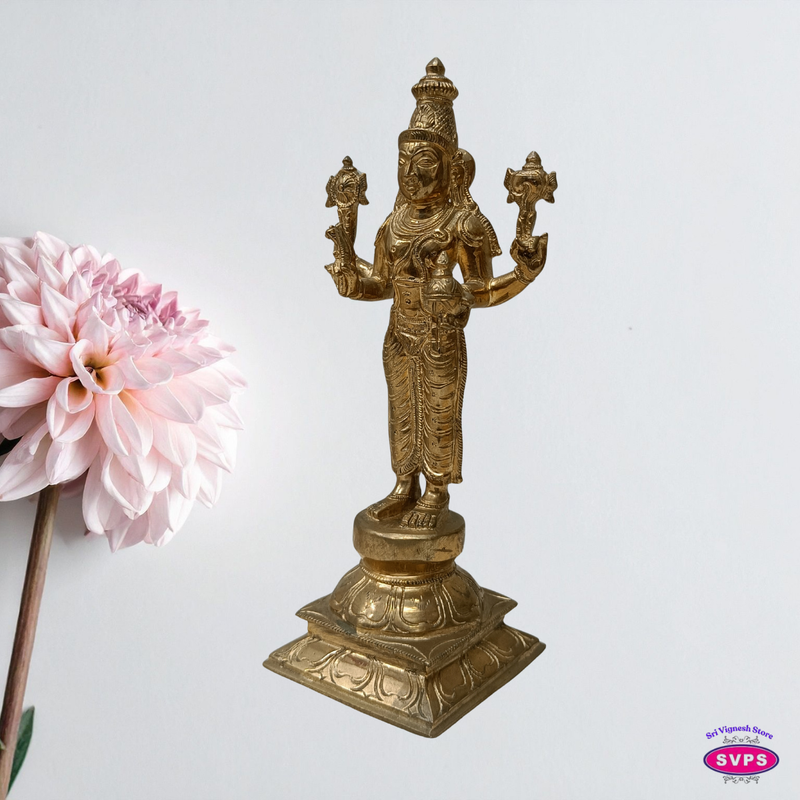 Panchalogham Lord Dhanvantari Idol – Divine Ayurvedic God Statue