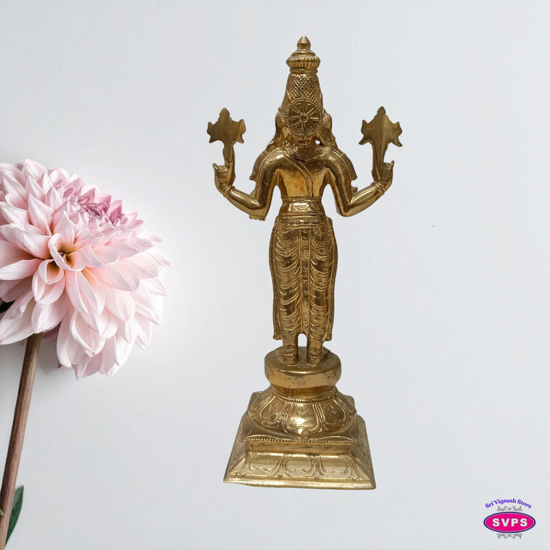 Panchalogham Lord Dhanvantari Idol – Divine Ayurvedic God Statue