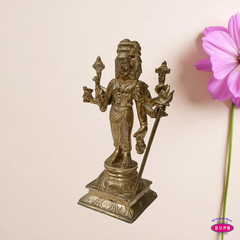 Panchalogham Lord Dattatreya Idol – Divine Trimurti Swamy Statue