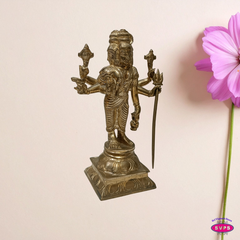 Panchalogham Lord Dattatreya Idol – Divine Trimurti Swamy Statue