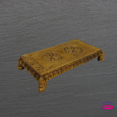 Antique Finish Brass Pooja Stand (Peetam)