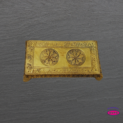 Antique Finish Brass Pooja Stand (Peetam)