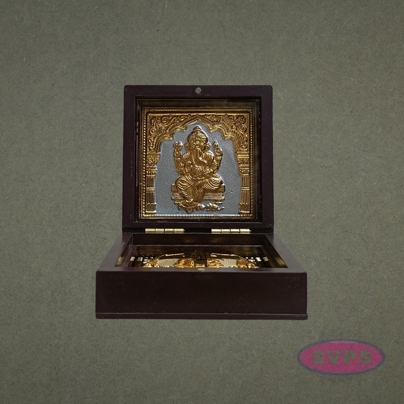 Lord Ganesha Paduka Box – Decorative Pooja Gift Box